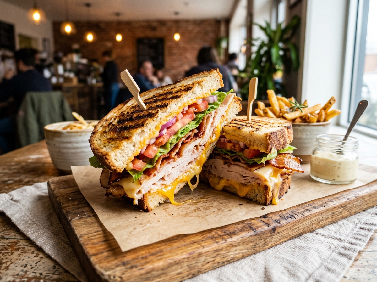 Fresh Artisan Grilled Club Sandwich