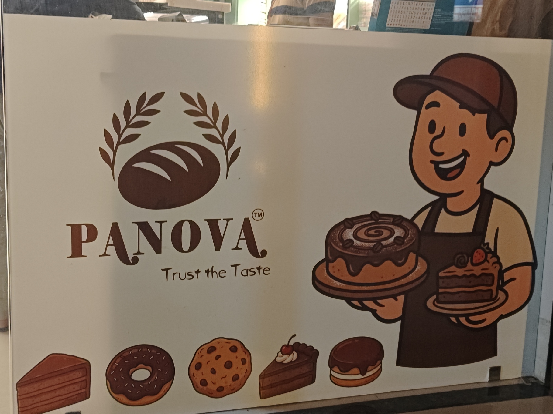Panova Official Baker Mascot and Sweet Creations
